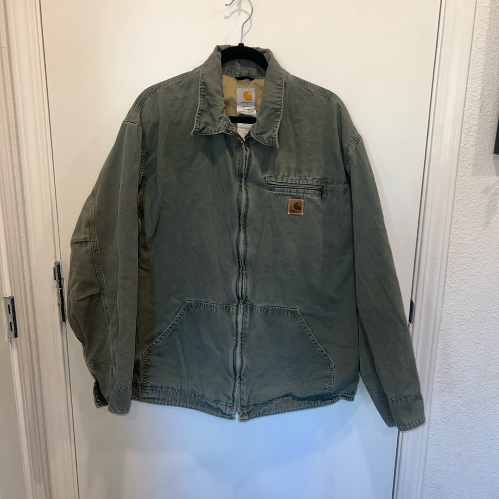 Carhartt Vintage Green Military Field Jacket size XL.